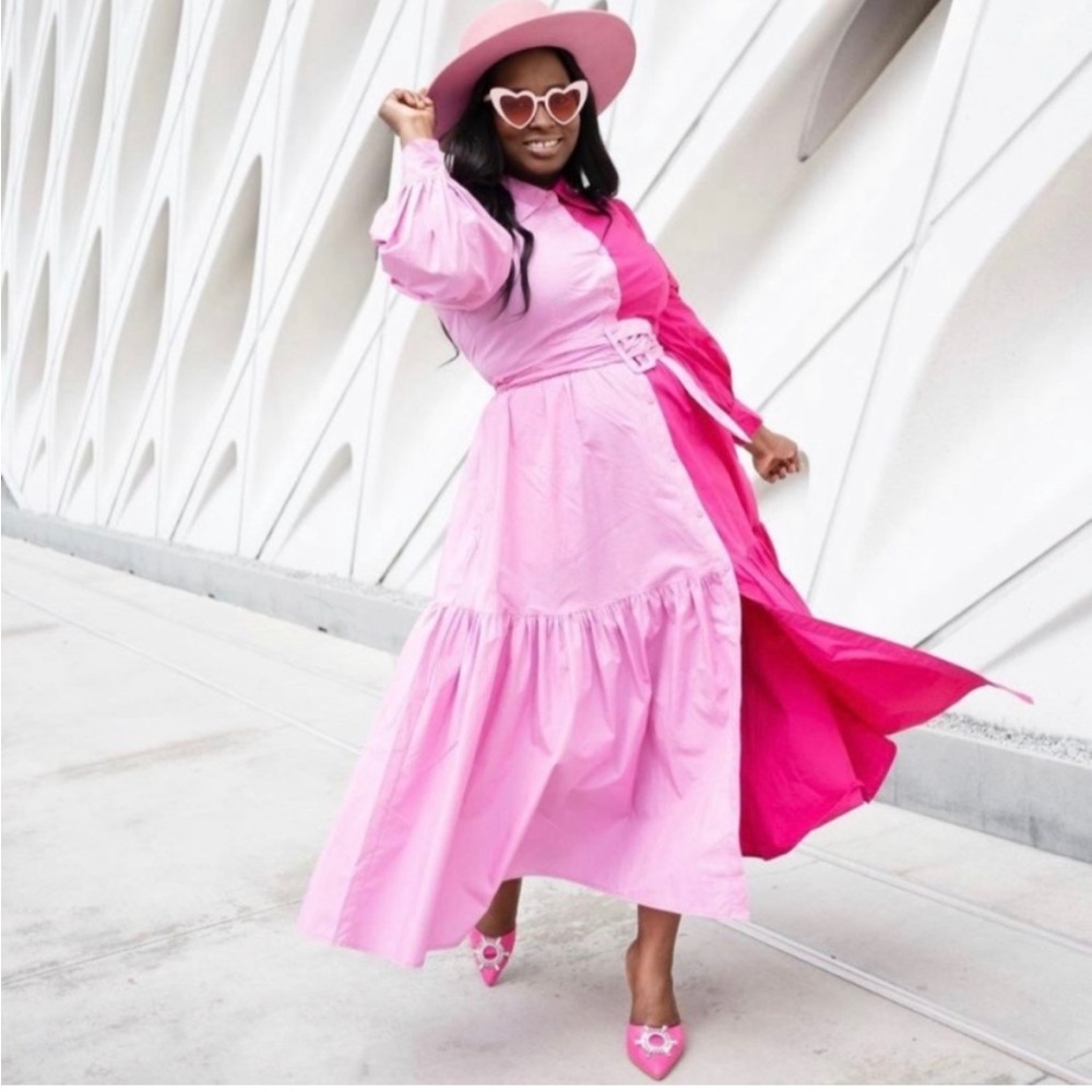 NWT Christopher John Rogers for Target colorblock shirt dress